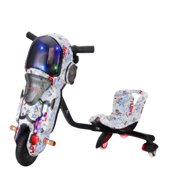 صورة سكوتر درفت 250W بتصميم رجل الآلي - انطلق مع القوة والألوان